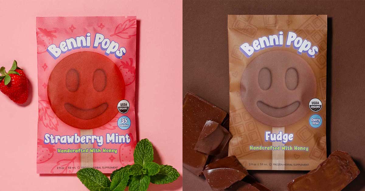 Strawberry Mint and Fudge packaging